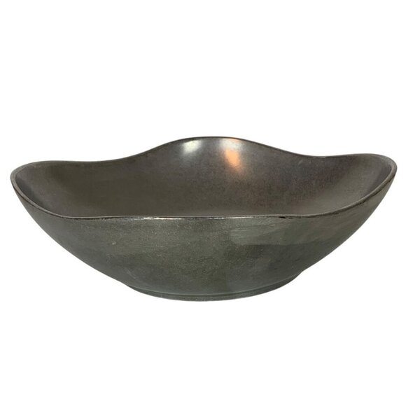 Wilton Armetale Plough Tavern Medium Boston Bowl 9 inch Satin Pewter Square Dish - Picture 1 of 8